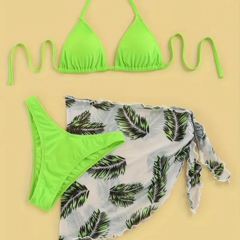 Conjunto de bikini de 3 piezas