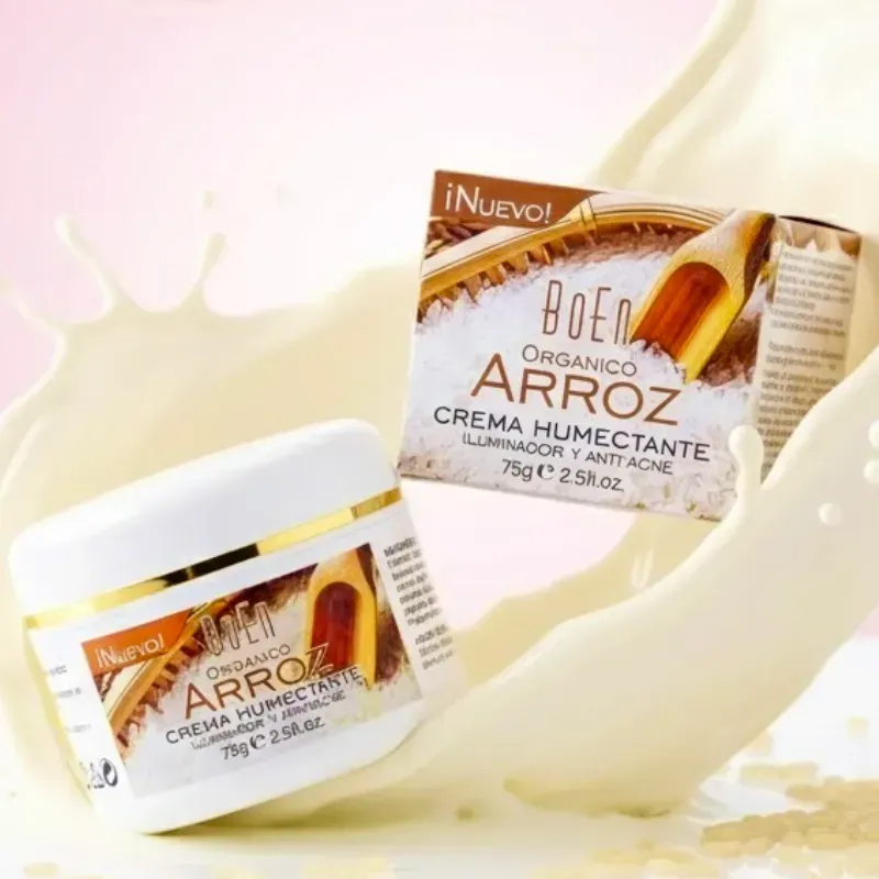 Crema de Arroz Aclarante y Anti-Acné