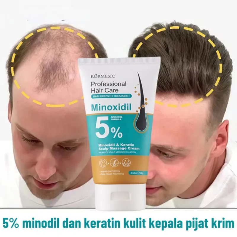Crema de Minoxidil con Keratina 