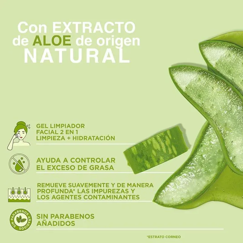 Gel Limpiador  Pond's De Aloe