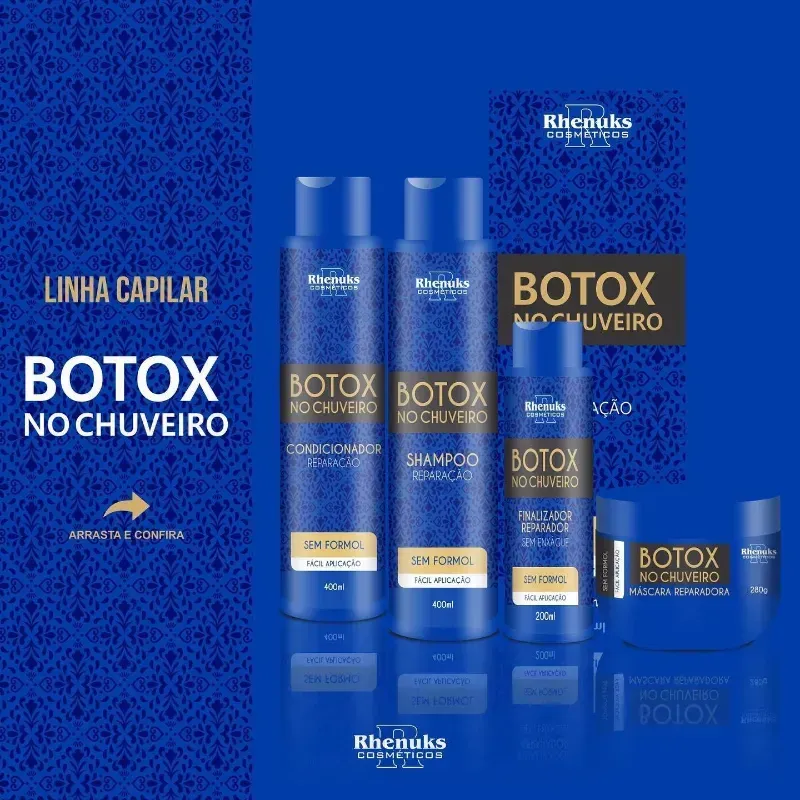 Kit Capilar Botox No Chuveiro