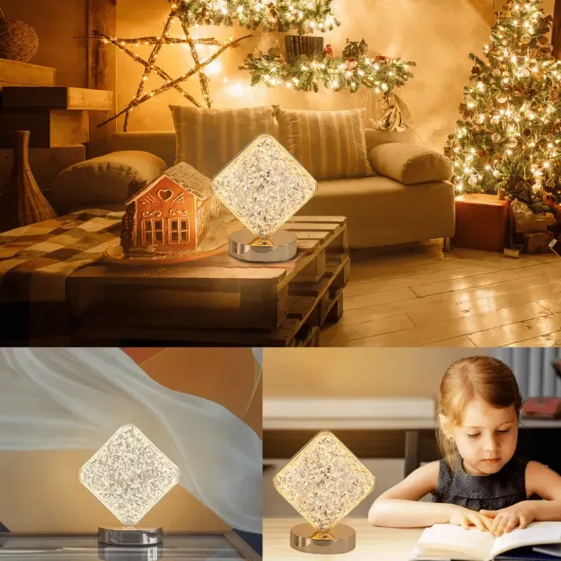 Lámpara Led Rombo Táctil