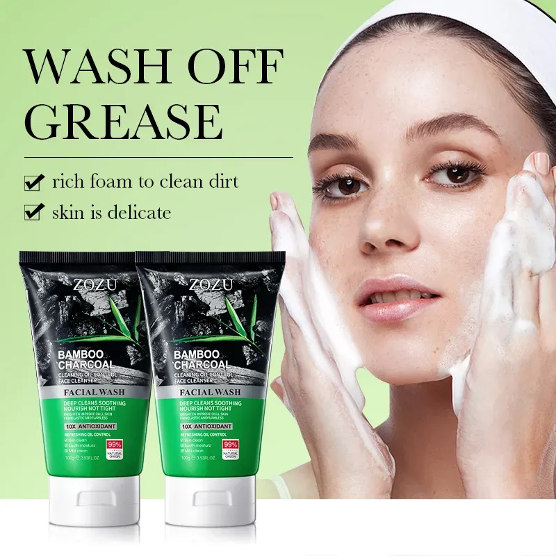 Limpiador Facial de Carbón Bambú