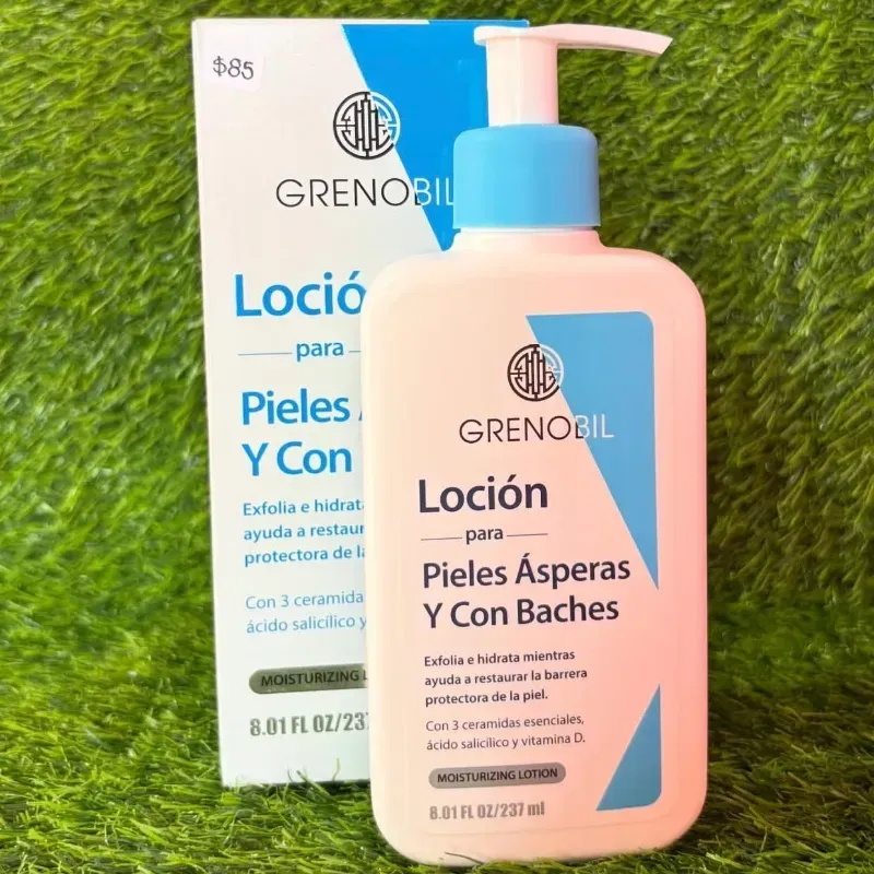 Loción para Pieles Ásperas y con Baches.