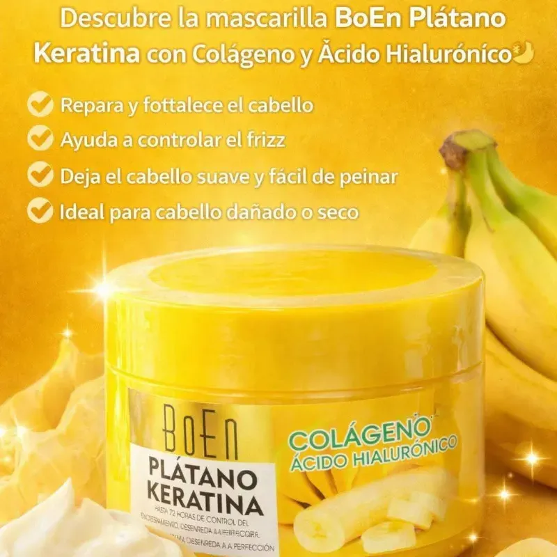 Mascarilla Capilar de Plátano 🍌