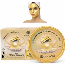 Mascarilla Facial de Perlas Doradas