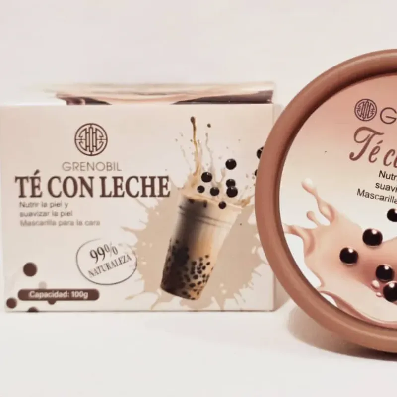 Mascarilla Facial de Té con Leche