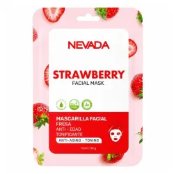 Mascarilla Facial de Velo Strawberry