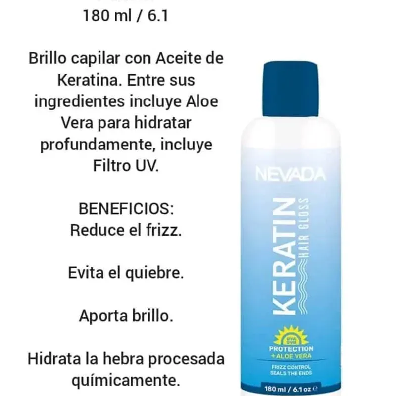 Reparador Capilar Nevada de Keratina 