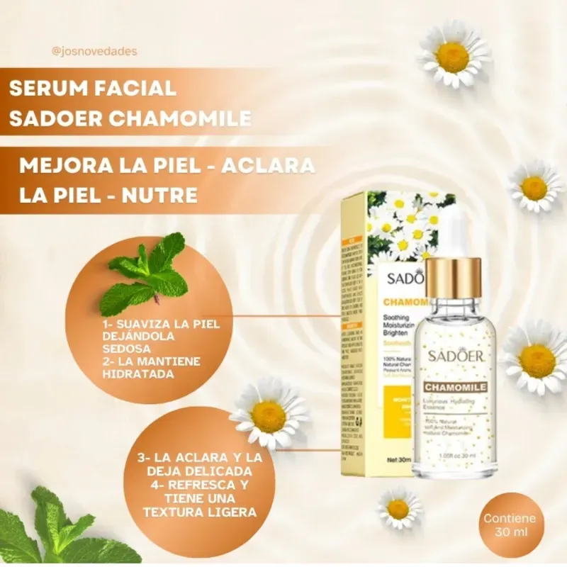 Sérum Facial de Manzanilla