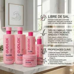 Set Capilar Gudlox Gloss de Ácido Glicólico