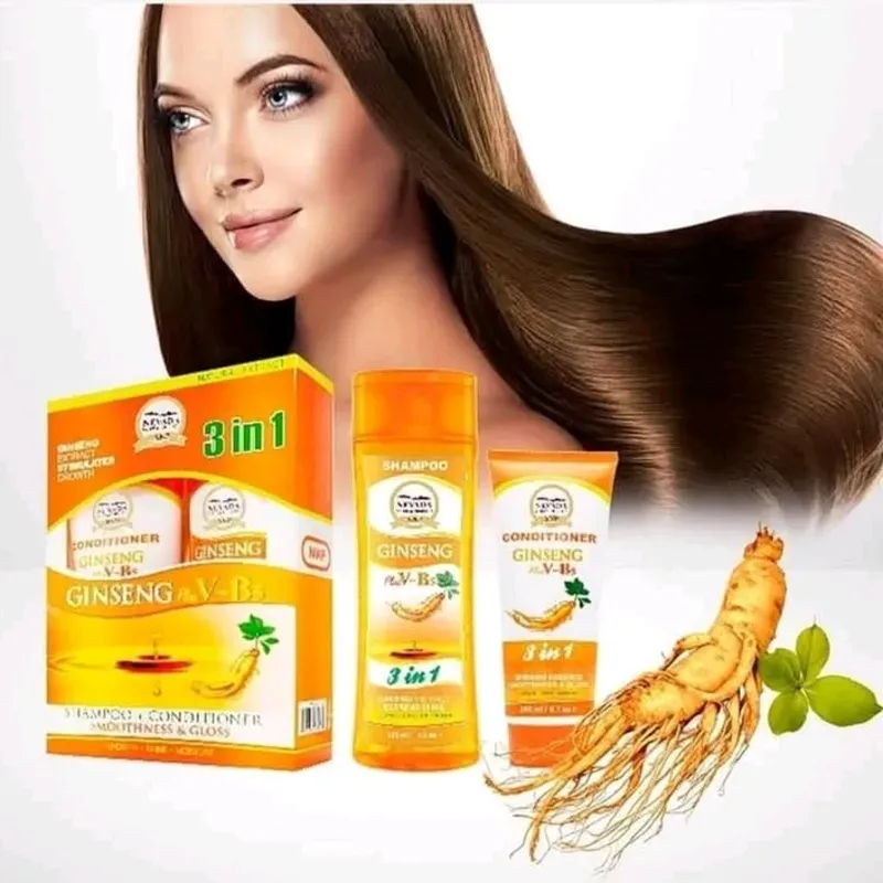 Shampoo y Acondicionador de Ginseng