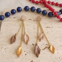 Aretes "Cascada Otoñal"