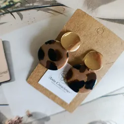 Aretes "Safari Chic"
