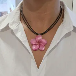 Collar Plumería Tropical
