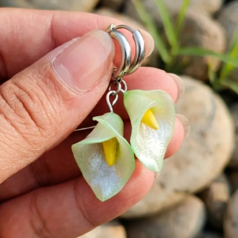 Pendientes Aro Cala Silvestre Verde