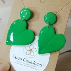 Pendientes "Corazón de Selva"