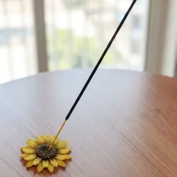 Porta Incienso "Girasol Radiante"