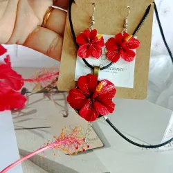 Set "Trópico" (Hibiscos o marpacificos)