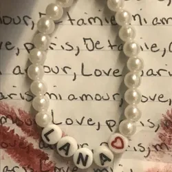 pulsera de lana del rey🤍