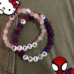 pulseras de kitty y spiderman🩷❤️