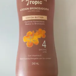 Bronceador con filtro solar y Vitamina E