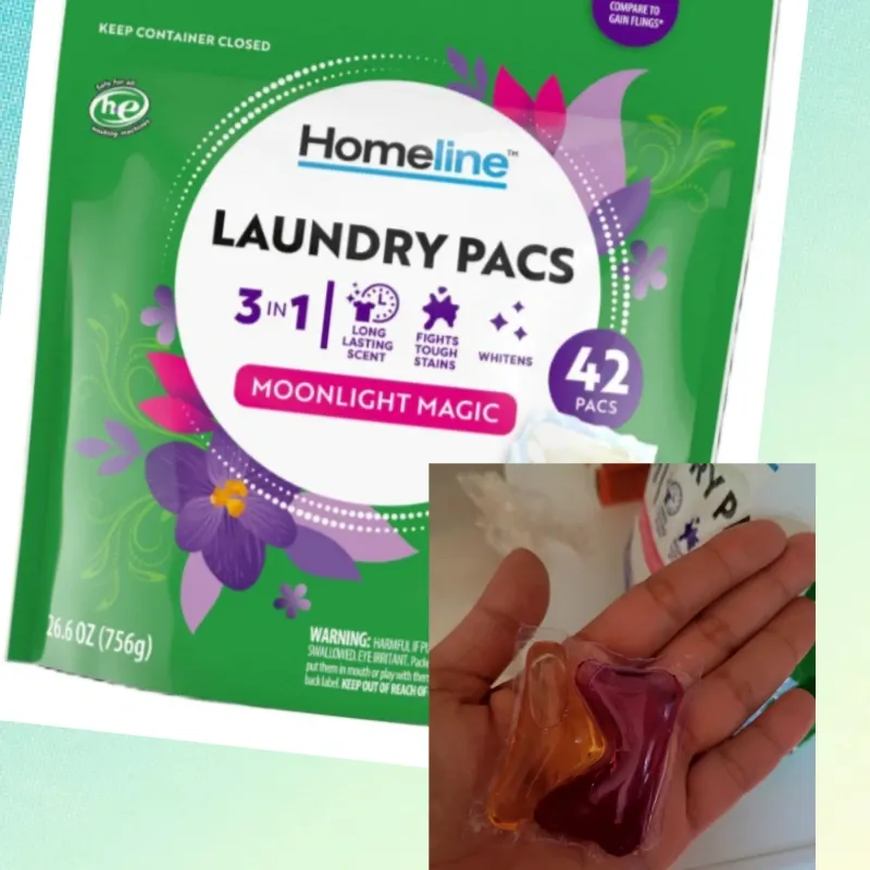 Cápsulas de detergente líquido concentrado para lavar 🧼