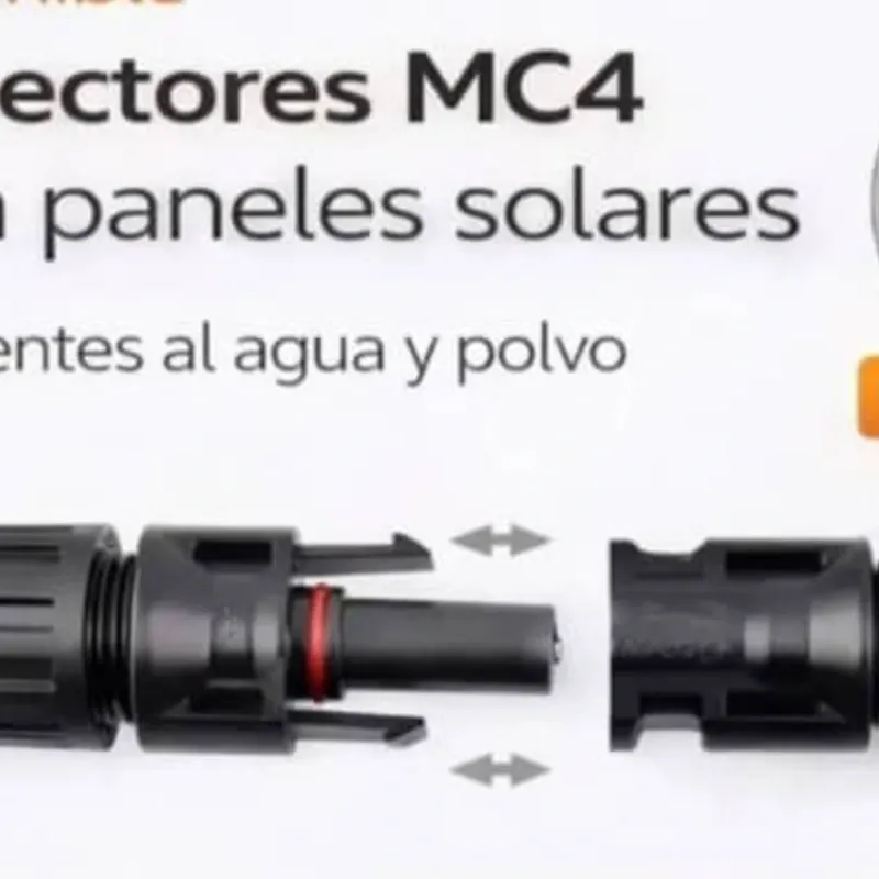 Conectores mc4 para paneles solares