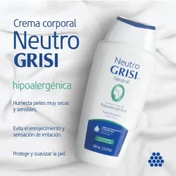 Crema Corporal GRISI Neutral , hipoalergénica