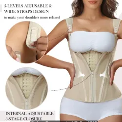 Faja reductora y moldeadora con doble compresión talla S