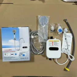 Mini calentador eléctrico 👉 3500W 👉 110V Con todos sus accesorios para facilitar su instalación