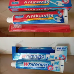 Pasta dental con cepillo de dientes