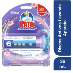 PATO discos de gel para la taza del baño 
