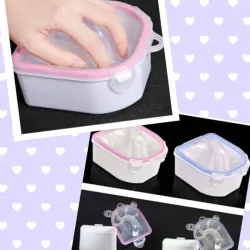 Recipiente para remojo de uñas o para remover gel