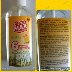 ✨Repelente de mosquitos ✨ 60 ML ✨ 100% Orgánico ( NO contiene químicos ni conservadores) ✨ 6 horas de protección