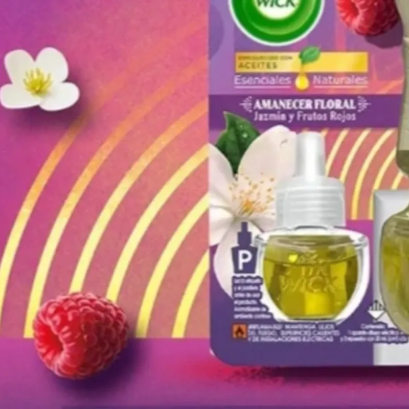 Repuesto de ambientador eléctrico Air Wick, Jazmin y frutos rojos 🍒