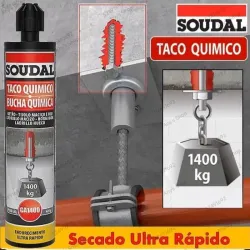 Taco químico ( anclaje químico)