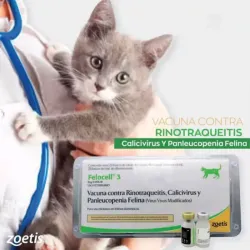 Vacuna Triple Felina FELOCELL 3 (para gatos)