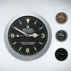 Reloj de Pared - Vintage Rolex Explorer 