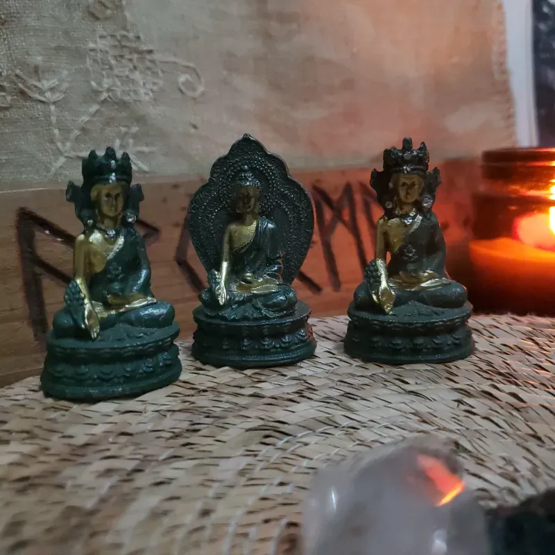 Conjunto de 3 estatuas prqueñas