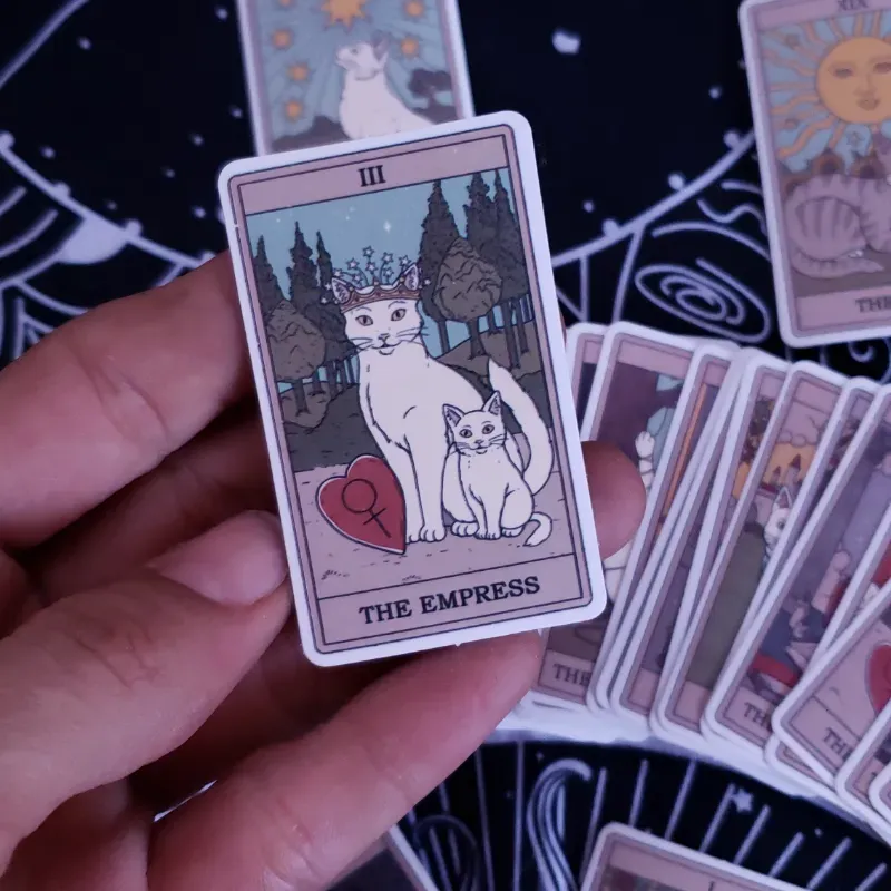 Stickers Tarot Gatuno