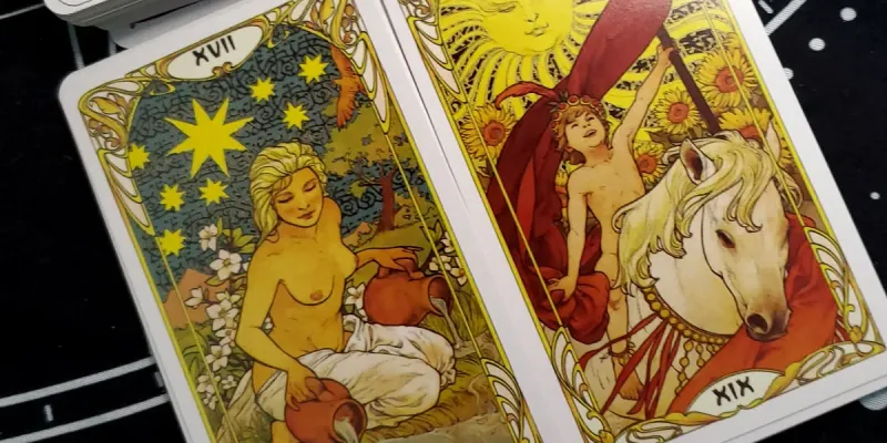 Tarot de Rider-Waite-Smith  versión Art Nouveau 