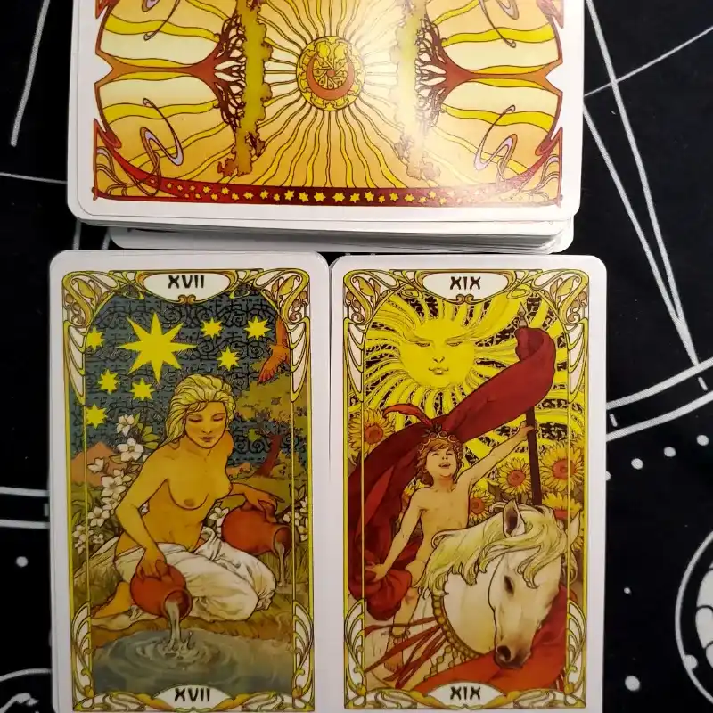 Tarot de Rider-Waite-Smith  versión Art Nouveau 