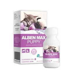 Alben Max Puppy: Antiparasitario de amplio espectro para cachorros y gatitos🐱🐶