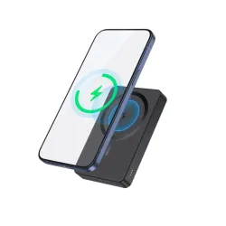 PowerBank Inalámbrico 1HORA 5000mAh MagSafe 15W con Entrada Tipo-C