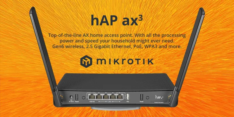 Router MikroTik hAP ax³