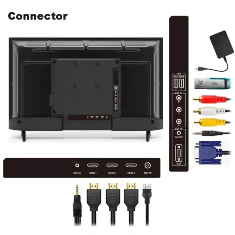 TV Konka 32" HD (Caja decodificadora interna)