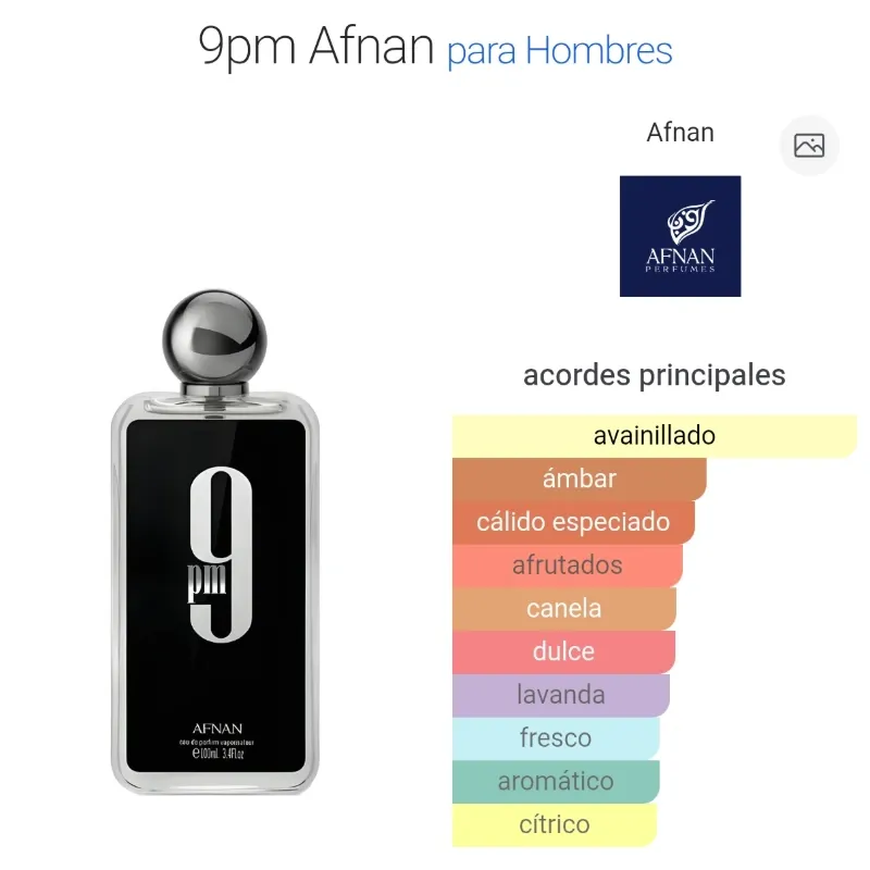 9 PM (Afnan) Eau de Parfum 100 ML
