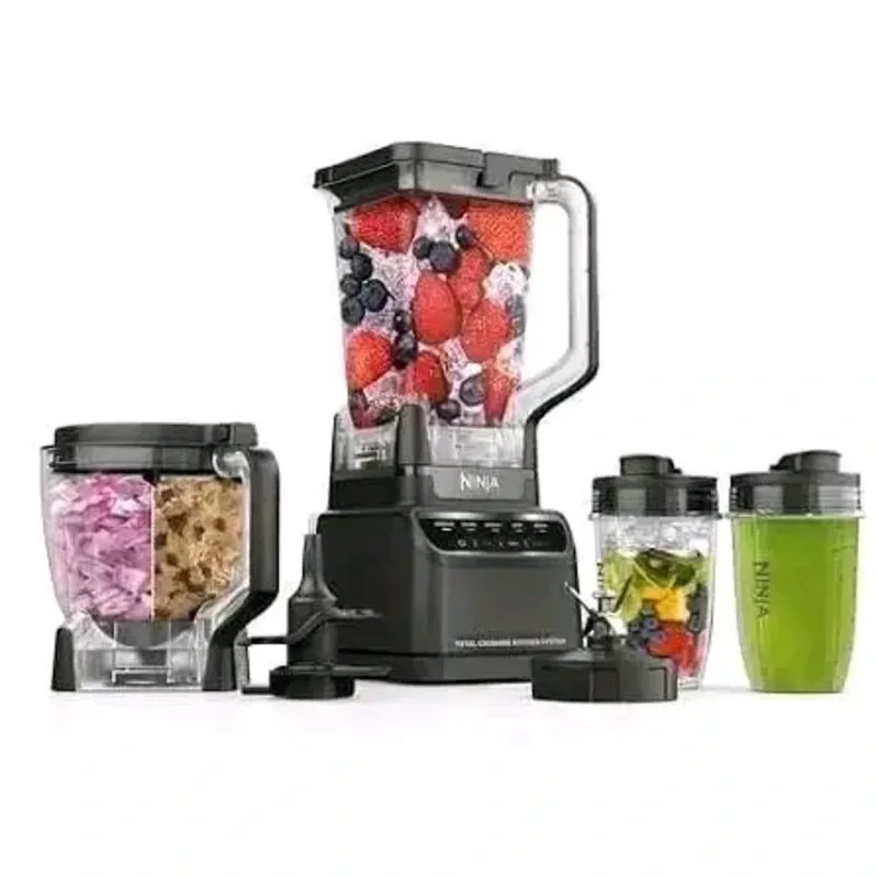 Batidora NINJA PRO BR601AMZ 1200W MEGA SISTEMA DE COCINA (TOTAL CRUSHING TECHNOLOGY + PRO EXTRACTOR) PROCESADOR.