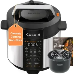 Olla reina COSORI multifuncional (9 funciones en 1) Cap: 5.7Lt 1100W (110V/60Hz) 13 PROGRAMAS, PANTALLA LED + RECETARIO.